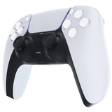 eXtremeRate Replacement D-pad R1 L1 R2 L2 Triggers Share Options Face Buttons, White Full Set Buttons Compatible with ps5 Controller BDM-030/040 - Controller NOT Included - JPF1008G3