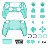 eXtremeRate Luna Redesigned Full Set Shells & Buttons for PS5 Controller BDM-030/040/050 - Emerald Green - KQXPFM006