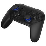 eXtremeRate Blue & Black Replacement 3D Joystick Thumbsticks, Analog Thumb Sticks with Phillips Screwdriver for Nintendo Switch Pro Controller - KRM526