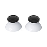 eXtremeRate Robot White & Black Replacement 3D Joystick Thumbsticks, Analog Thumb Sticks with Phillips Screwdriver for Nintendo Switch Pro Controller - KRM528