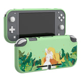 PlayVital Rabbit & Girl Custom Protective Case for NS Switch Lite, Soft TPU Slim Case Cover for NS Switch Lite - LTU6003