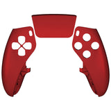 eXtremeRate Scarlet Red Left Right Front Housing Shell with Touchpad Compatible with ps5 Edge Controller, DIY Replacement Faceplate Shell Custom Touch Pad Cover Compatible with ps5 Edge Controller - MLREGP001