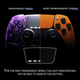 eXtremeRate Orange Left Right Front Housing Shell with Touchpad Compatible with ps5 Edge Controller, DIY Replacement Faceplate Shell Custom Touch Pad Cover Compatible with ps5 Edge Controller - MLREGP002