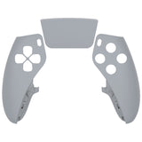 eXtremeRate New Hope Gray Left Right Front Housing Shell with Touchpad Compatible with ps5 Edge Controller, DIY Replacement Faceplate Shell Custom Touch Pad Cover Compatible with ps5 Edge Controller - MLREGP005