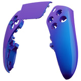 eXtremeRate Chameleon Purple Blue Left Right Front Housing Shell with Touchpad Compatible with ps5 Edge Controller, DIY Replacement Faceplate Shell Custom Touch Pad Cover Compatible with ps5 Edge Controller - MLREGP008