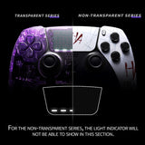 eXtremeRate Clown HAHAHA Left Right Front Housing Shell with Touchpad Compatible with ps5 Edge Controller, DIY Replacement Faceplate Shell Custom Touch Pad Cover Compatible with ps5 Edge Controller - MLREGT002