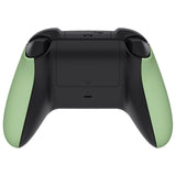 eXtremeRate Matcha Green Replacement Handles Shell for Xbox Series X Controller, Custom Side Rails Panels Front Housing Shell Faceplate for Xbox Series S Controller - Controller NOT Included - ZX3P317