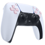 eXtremeRate Replacement D-pad R1 L1 R2 L2 Triggers Share Options Face Buttons, Cherry Blossoms Pink Full Set Buttons Compatible with ps5 Controller BDM-030/040/050 - Controller NOT Included - JPF1012G3