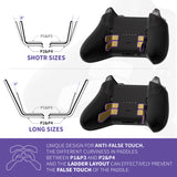 eXtremeRate Metalic Hero Gold 6in1 Replacement Interchangeable Swift Back Paddles for Xbox One Elite & Elite Series 2 Controller - IL603