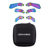 eXtremeRate Metalic Rainbow Aura Blue & Purple 6in1 Replacement Interchangeable Swift Back Paddles for Xbox One Elite & Elite Series 2 Controller - IL609