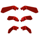 eXtremeRate Metalic Scarlet Red 6in1 Replacement Interchangeable Swift Back Paddles for Xbox One Elite & Elite Series 2 Controller - IL605