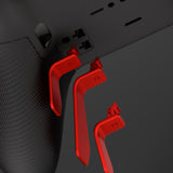 eXtremeRate Metalic Scarlet Red 6in1 Replacement Interchangeable Swift Back Paddles for Xbox One Elite & Elite Series 2 Controller - IL605