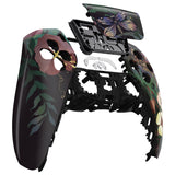 eXtremeRate Mysterious Garden Touchpad Front Housing Shell Compatible with ps5 Controller BDM-010/020/030/040/050, DIY Replacement Shell Custom Touch Pad Cover Compatible with ps5 Controller - ZPFT1088G3