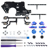 eXtremeRate Multi-Colors Luminated Thumbsticks D-pad ABXY ZR ZL L R Chameleon Purple Blue Classic Symbol Buttons DTFS LED Kit for NS Switch Pro Controller - 9 Colors Modes 6 Areas DIY Option Button Control - NSLED020