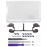 eXtremeRate Clicky Hair Trigger Kit for Nintendo Switch Pro Controller Shoulder Buttons, Custom Flashshot Trigger Stop Flex Cable for Nintendo Switch Pro Controller - NSMD001