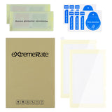 eXtremeRate 2 Pack Antique Yellow Transparent HD Clear Saver Protector Film, Tempered Glass Screen Protector for Nintendo Switch [Anti-Scratch, Anti-Fingerprint, Shatterproof, Bubble-Free] - NSPJ0713