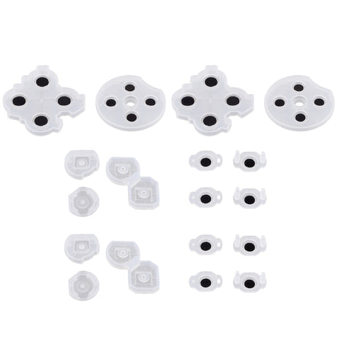 eXtremeRate 18 pcs Replacement Silicone Rubber Conductive Button Pads for eXtremeRate DTFS LED Kit Compatible with NS Switch Pro Controller - NSPR0019
