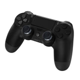 eXtremeRate Black & Clear Dual-Color Replacement 3D Joystick Thumbsticks for PS4 Slim Pro Controller - P4J0128