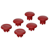 eXtremeRate Carmine Red Replacement Swappable Thumbsticks for PS5 Edge Controller, Custom Interchangeable Analog Stick Joystick Caps for PS5 Edge Controller - Controller & Thumbsticks Base NOT Included - P5J105