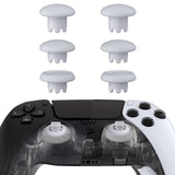 eXtremeRate EDGE Sticks Swappable Thumbsticks for PS5 & PS5 Edge & PS4 All Model Controllers - Solid White - P5J202