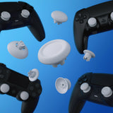 eXtremeRate EDGE Sticks Swappable Thumbsticks for PS5 & PS5 Edge & PS4 All Model Controllers - Solid White - P5J202