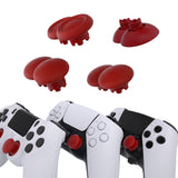 eXtremeRate EDGE Sticks Swappable Thumbsticks for PS5 & PS5 Edge & PS4 All Model Controllers - Carmine Red - P5J205