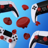 eXtremeRate EDGE Sticks Swappable Thumbsticks for PS5 & PS5 Edge & PS4 All Model Controllers - Carmine Red - P5J205