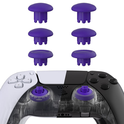 eXtremeRate EDGE Sticks Swappable Thumbsticks for PS5 & PS5 Edge & PS4 All Model Controllers - Purple - P5J206
