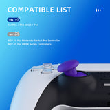eXtremeRate EDGE Sticks Swappable Thumbsticks for PS5 & PS5 Edge & PS4 All Model Controllers - Purple - P5J206