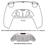 eXtremeRate Replacement Remap Board for PS5 Controller, Compatible with Real Metal Buttons (RMB) Version RISE4 Remap Kit (BDM-010/020) & Real Metal Buttons Versions RISE4 / RISE4 V3 Remap Kit (BDM-030/040/050) - PFGZ078