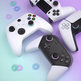 PlayVital 3 Pairs Aim Assist Target Motion Control Precision Rings for ps5, for ps4, for Xbox Series X/S, Xbox One, Xbox 360, for Switch Pro Controller, for Steam Deck - Purple & Green & Blue - PFPJ119