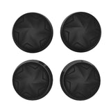 PlayVital Thumbs Pro RAZOR Thumbstick Extender for Xbox Core Controller, for Xbox Series X/S Controller, Joystick Caps for Xbox One Controller - 2 High Raise & 2 Mid Raise Dome - Black - PJM5005