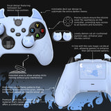 PlayVital Cute Demon Silicone Cover with Thumb Grip Caps for Xbox Series X/S Controller & Xbox Core Wireless Controller - Blue - PUKX3P002