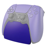 PlayVital 2 Pack Controller Display Stand for ps5, Gamepad Stand Desk Holder for ps5 Controller Accessories with Rubber Pads - Galactic Purple - PFPJ174