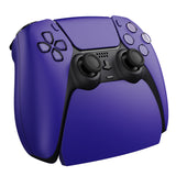 PlayVital 2 Pack Controller Display Stand for ps5, Gamepad Stand Desk Holder for ps5 Controller Accessories with Rubber Pads - Galactic Purple - PFPJ174