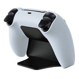 PlayVital 2 Pack Controller Display Stand for ps5, Gamepad Stand Desk Holder for ps5 Controller Accessories with Rubber Pads - Solid Black - PFPJ168