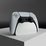 PlayVital 2 Pack Controller Display Stand for ps5, Gamepad Stand Desk Holder for ps5 Controller Accessories with Rubber Pads - White - PFPJ169