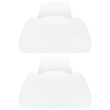 PlayVital 2 Pack Controller Display Stand for ps5, Gamepad Stand Desk Holder for ps5 Controller Accessories with Rubber Pads - White - PFPJ169