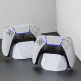 PlayVital 2 Pack White Universal Game Controller Stand for Xbox Series X/S Controller, for PS5/4 Controller Stand Holder, Display Stand Holder for Switch Pro Controller - PFPJ161