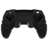 PlayVital 2 Set Runes Edition Silicone Cover Skin for PS5 Controller with Thumb Grips & Touchpad Skin & D-pad Area Sticker, Compatible with PS5 Charging Dock - Black - FVEPFP005