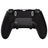 PlayVital 3D Studded Edition Anti-Slip Silicone Cover Case for ps5 Edge Controller, Soft Rubber Protector Skin for ps5 Edge Wireless Controller with 6 Thumb Grip Caps - Black - ETPFP001