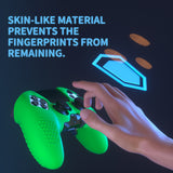 PlayVital 3D Studded Edition Anti-Slip Silicone Cover Case for ps5 Edge Controller, Soft Rubber Protector Skin for ps5 Edge Wireless Controller with 6 Thumb Grip Caps - Green - ETPFP012