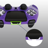 PlayVital 3D Studded Edition Anti-Slip Silicone Cover Case for ps5 Edge Controller, Soft Rubber Protector Skin for ps5 Edge Wireless Controller with 6 Thumb Grip Caps - Purple - ETPFP010