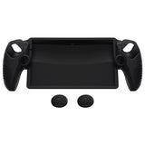 PlayVital 3D Studded Edition Anti-Slip Silicone Protective Case with Thumb Grips for PS Portal Remote Player - Black - CYRPFP001