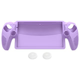 PlayVital 3D Studded Edition Anti-Slip Silicone Protective Case with Thumb Grips for PS Portal Remote Player - Mauve Purple - CYRPFP004