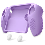 PlayVital 3D Studded Edition Anti-Slip Silicone Protective Case with Thumb Grips for PS Portal Remote Player - Mauve Purple - CYRPFP004