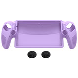 PlayVital 3D Studded Edition Anti-Slip Silicone Protective Case with Thumb Grips for PS Portal Remote Player - Mauve Purple - CYRPFP004