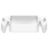 PlayVital 3D Studded Edition Anti-Slip Silicone Protective Case with Thumb Grips for PS Portal Remote Player - White - CYRPFP002