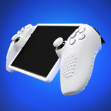 PlayVital 3D Studded Edition Anti-Slip Silicone Protective Case with Thumb Grips for PS Portal Remote Player - White - CYRPFP002