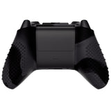 PlayVital Dark Gray & Black 3D Studded Edition Anti-slip Silicone Cover Skin for Xbox Series X Controller, Soft Rubber Case Protector for Xbox Series S Controller with 6 Black Thumb Grip Caps - SDX3024